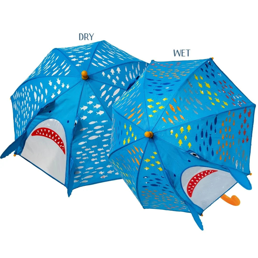 Color Changing 3D Shark Umbrella